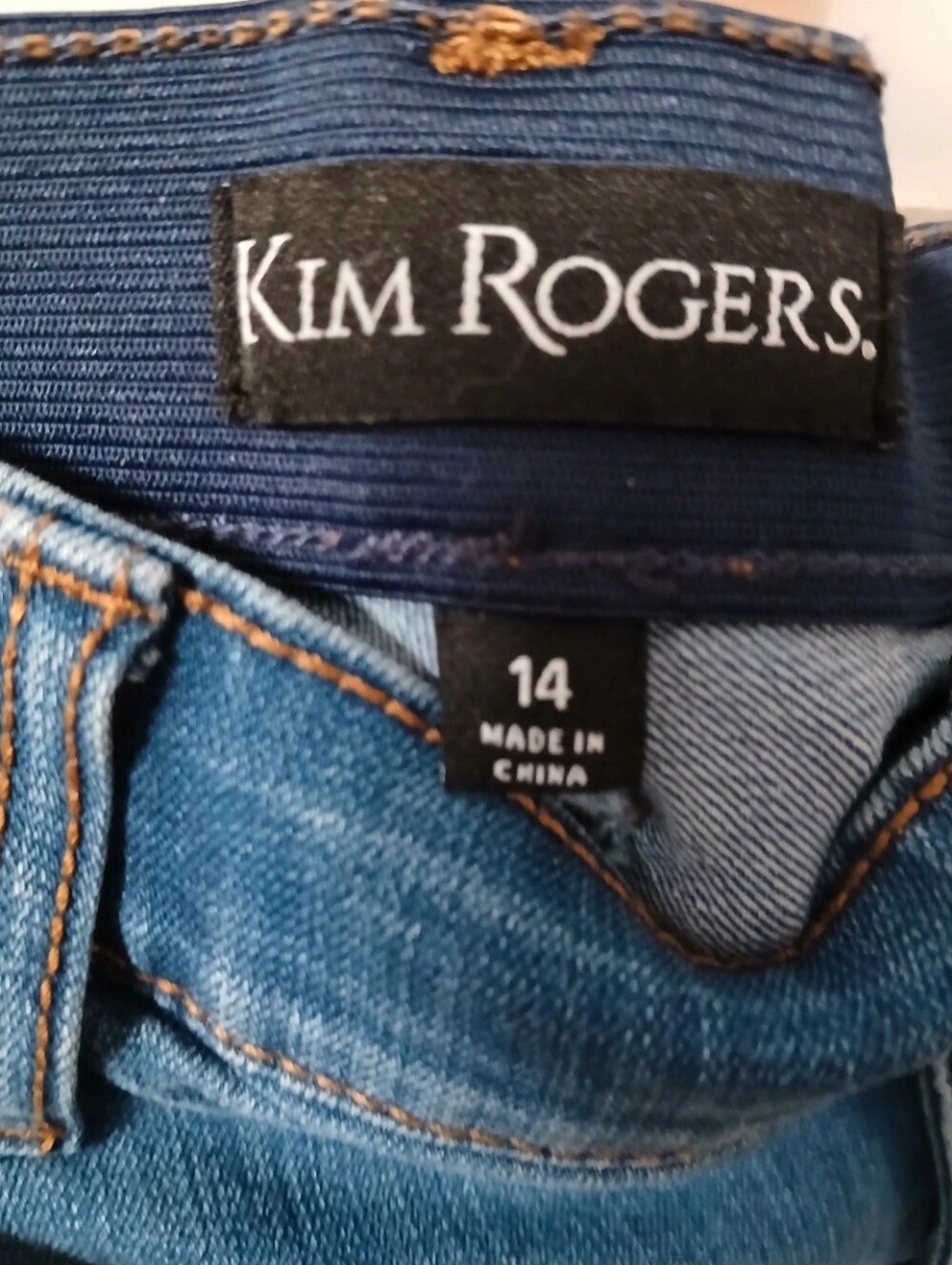 Kim Rogers Dark Blue Jeans - Picture 3 of 3
